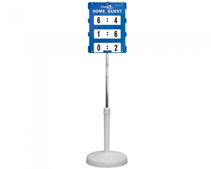 Tennis Spielstand Anzeigetafel Court Royal Pointer freistehend Farbe: blau