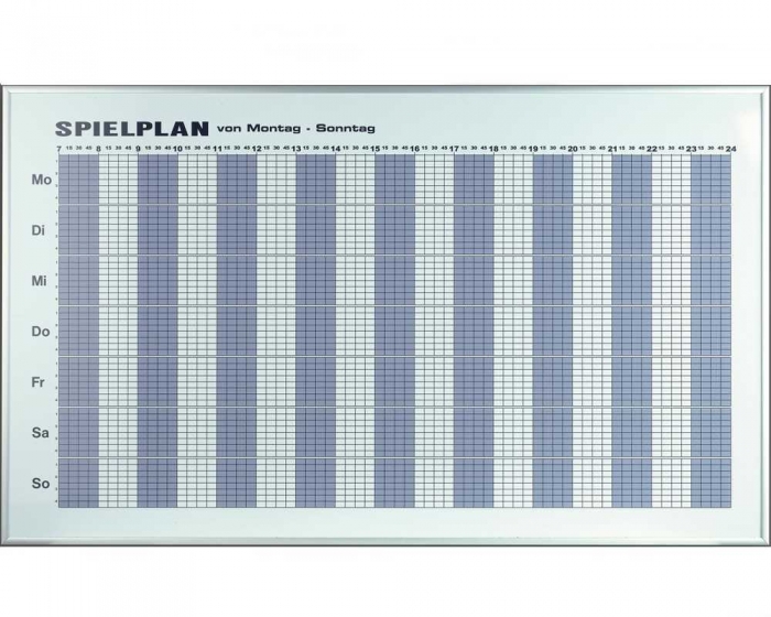 Wochenbelegungsplan